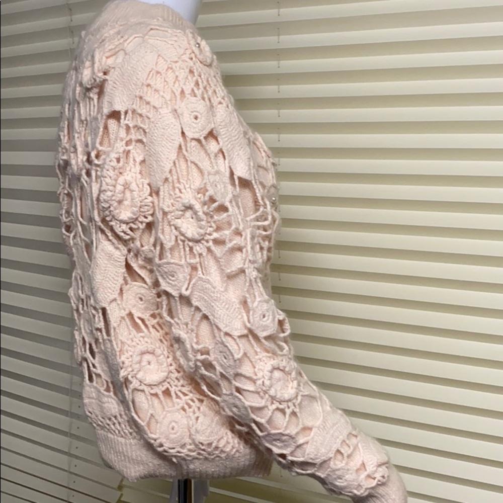 Gantos Vintage Silk Angora L-Wool Lt. Pink Sweater - Picture 7 of 12